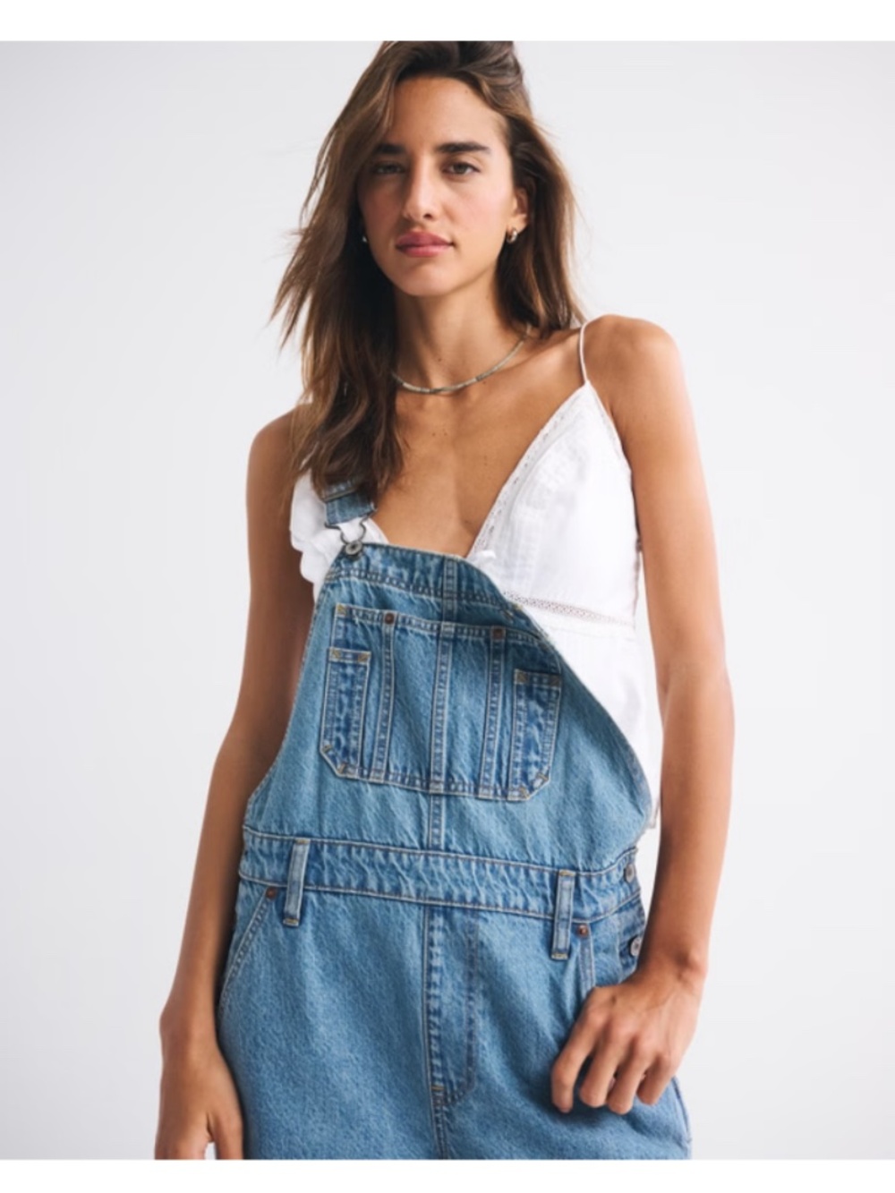 abercrombie denim overalls